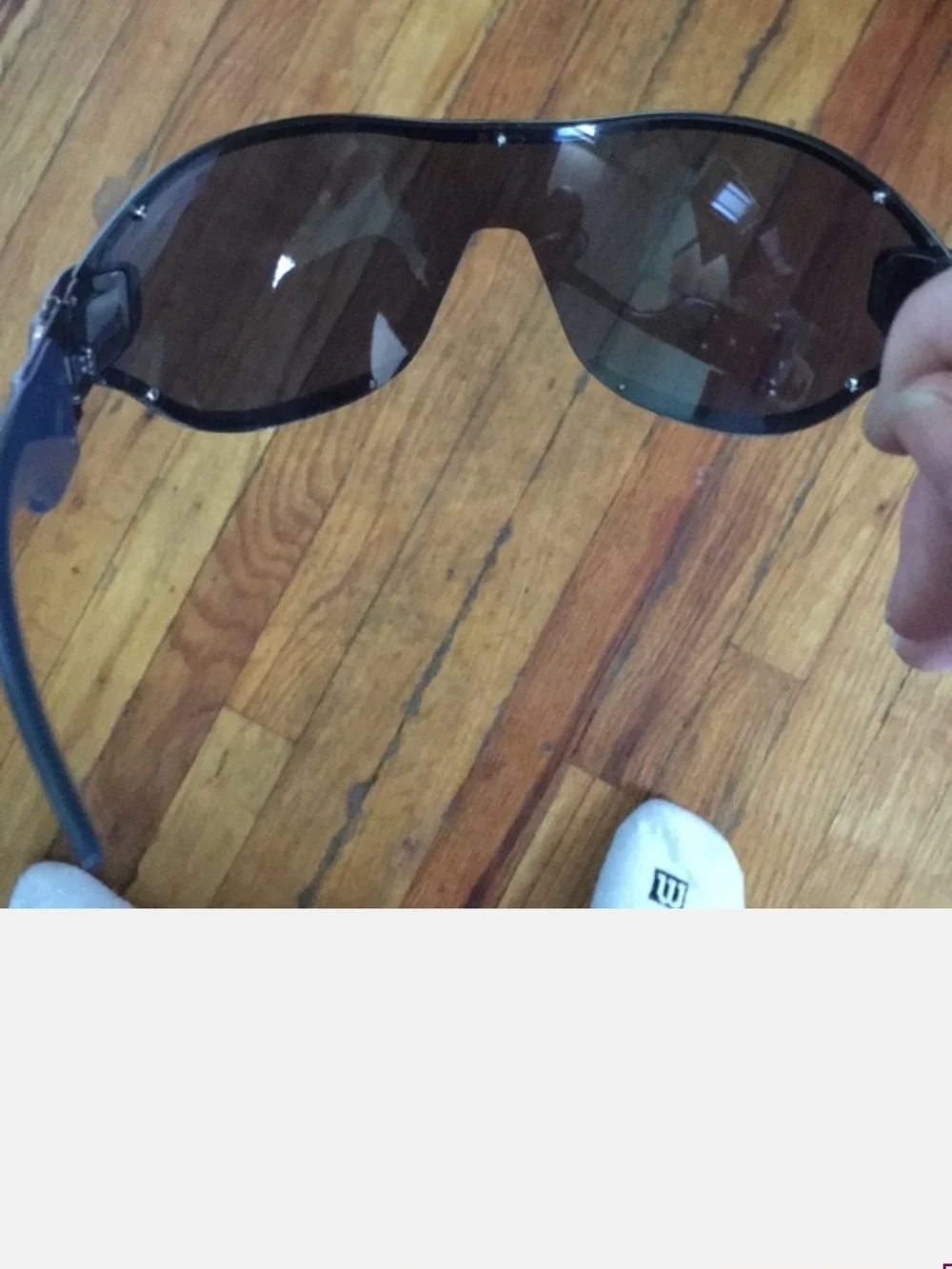 Gucci Black Sunglasses with Silver Buckle Accent